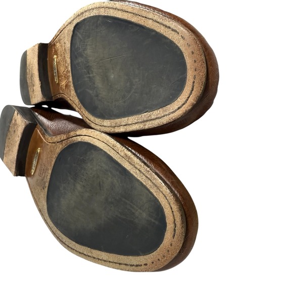 Alan Payne Genuine Crocodile & Pebbled Leather Loafers Mens 12 Made in Italy - Picture 14 of 16